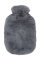 Wärmflasche mit Flauschbezug extra soft Farbe: grau