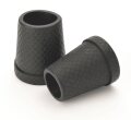Schlank-Gummipuffer KARO schwarz 20 mm