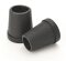 Schlank-Gummipuffer KARO schwarz 20 mm