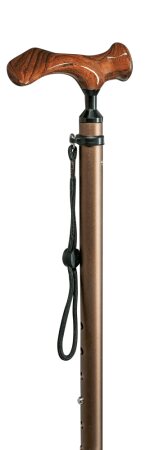 Comfort-Stock HOLZ verstellbar, bronze links