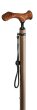 Comfort-Stock HOLZ verstellbar, bronze links