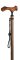 Comfort-Stock HOLZ verstellbar, bronze links