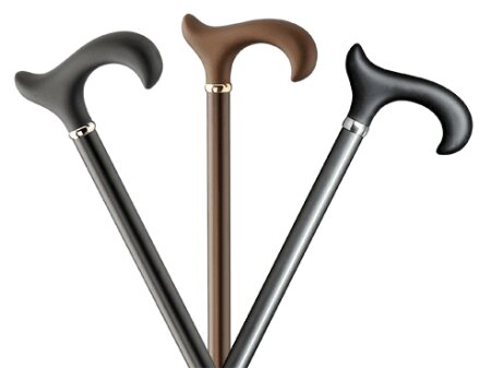 Soft-Ergonomic-Derbystock verstellbar Farbe: grau