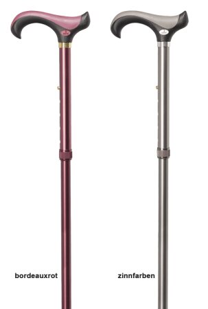Derbystock Super Soft verstellbar Farbe: zinnfarben