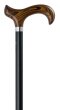 Leichtmetall-Derbystock verstellbar Farbe: schwarz