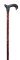UNI-Ergonomic-Derbystock verstellbar Farbe: bronze