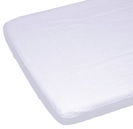 Spannbettbezug Folie/Frottee 100 x 200 cm