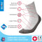DeoMed Diabetikersocken Medic Deo Cotton Frottee Farbe: aschgrau/grau Gr. 41-43