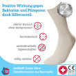 Socken DeoMed Cotton Silver Farbe: dunkelgrau Gr. 35-38