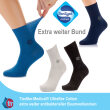Baumwollsocken Ultraflex Cotton extra weit Farbe:...