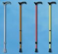 Metall-Gehstock Derby mit Druckknopfverstellung Farbe:...