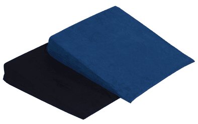 Keilkissen mit Reißverschluss 38x38x8/1cm Farbe: blau