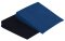 Keilkissen mit Reißverschluss 38x38x8/1cm Farbe: blau