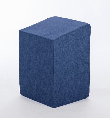 Therapie-Relax-Kubus mit Bezug MELBOURN blau Ausf.: mit Keil