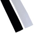 Flauschband 25 m schwarz 30 mm