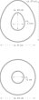 Sitzring Sissel Sit Ring mit Bezug weiß Ausf.: oval