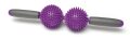 Massagegerät Spiky Twin Roller Sissel Farbe: lila