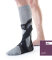 Push Ortho Fußheberorthese AFO schwarz-aubergine Gr. 3 links