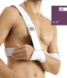 Schulterfixationsbandage Push med grau-aubergine Gr. 1