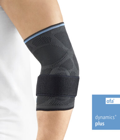 Ellenbogenbandage Dynamics Plus, carbon Gr. 3