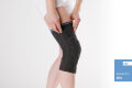 Kniebandage Dynamics Plus, carbon Gr. 6+