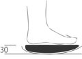 Therapieschuh AMSTERDAM, blau-schwarz Gr. XXL