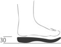 Verbandschuh LEIPZIG, braun Gr. 37