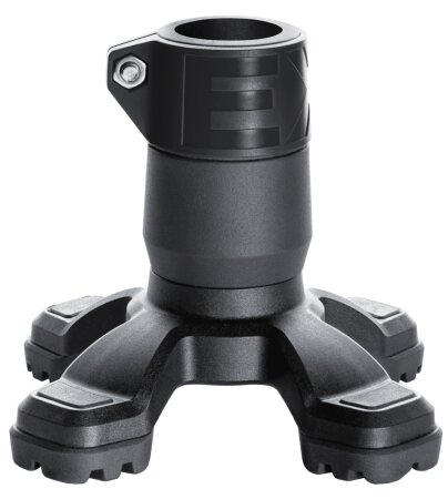 4-Punkt Gummikapsel Safety Foot, schwarz (VPE: 1 Stück) 19-20 mm