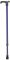 Leichtmetallstock mit Softgriff verstellbar Farbe: grau-metallic