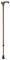 Leichtmetallstock mit anatomischem Griff, verstellbar Farbe: grau-metallic links