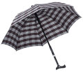 Stockschirm TWIN mit Fritzgriff, verstellbar Farbe: schwarz
