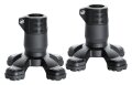 4-Punkt Gummikapsel Safety Foot, schwarz (VPE: 2...