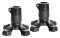 4-Punkt Gummikapsel Safety Foot, schwarz (VPE: 2 Stück) 22-23 mm