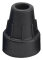 Gummikapseln für Gehhilfen und Stöcke 16mm, (VPE: 10 Stück) Farbe: schwarz
