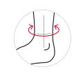 Sprunggelenkbandage DONJOY MalleoForce graphitgrau Gr. 4