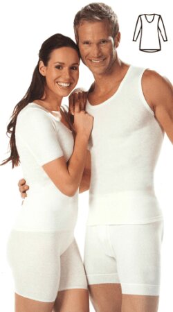 Feinwäsche Soft Damen-Hemd, 1/1 Arm 40% Angora ohne Spitze natur Gr. XL