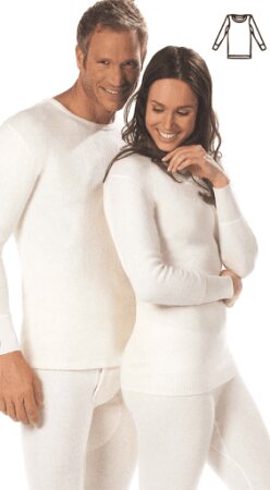 Wärmewäsche Classic Herren-Hemd, 1/1 Arm 50% Angora natur Gr. XL