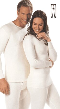 Wärmewäsche Classic Herren-Hose lang mit Eingriff 50% Angora natur Gr. XXL