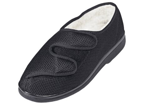 Reha Schuh GentleWalk Lo, Fell-Futter,schwarz Gr. 40