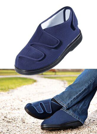 Reha Schuh SaniSoft D marineblau Gr. 46