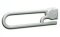 Sicherheitsklappgriff Serie 200 weiß 74 cm