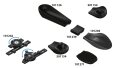 HEMI-System Handauflage mit anatomischem Griff schwarz links