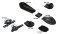 HEMI-System Handauflage mit anatomischem Griff schwarz links