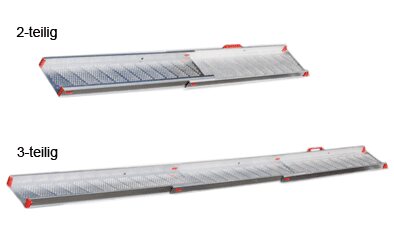 Rampe, teleskopierbar (VPE: Paar) Ausf.: 2-teilig 200 cm