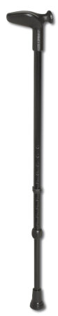 Gehstock Anatom verstellbar Farbe: silber links