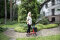 Rollator ATHLON SL Carbon Komfort mit PUR-Softrädern Farbe: rot SH M/55 cm