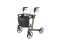 Rollator SERVER Standard mit Stockhalter und Tasche Farbe: champagner SH M/55 cm
