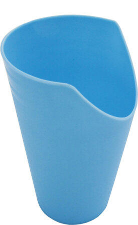 Trinkbecher mit Nasenausschnitt Farbe: blau