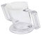 Trinkbecher HANDYCUP mit Tee-Aufsatz und 2 Griffen Farbe: rot-transparent