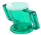 Trinkbecher HANDYCUP mit Tee-Aufsatz und 2 Griffen Farbe: rot-transparent